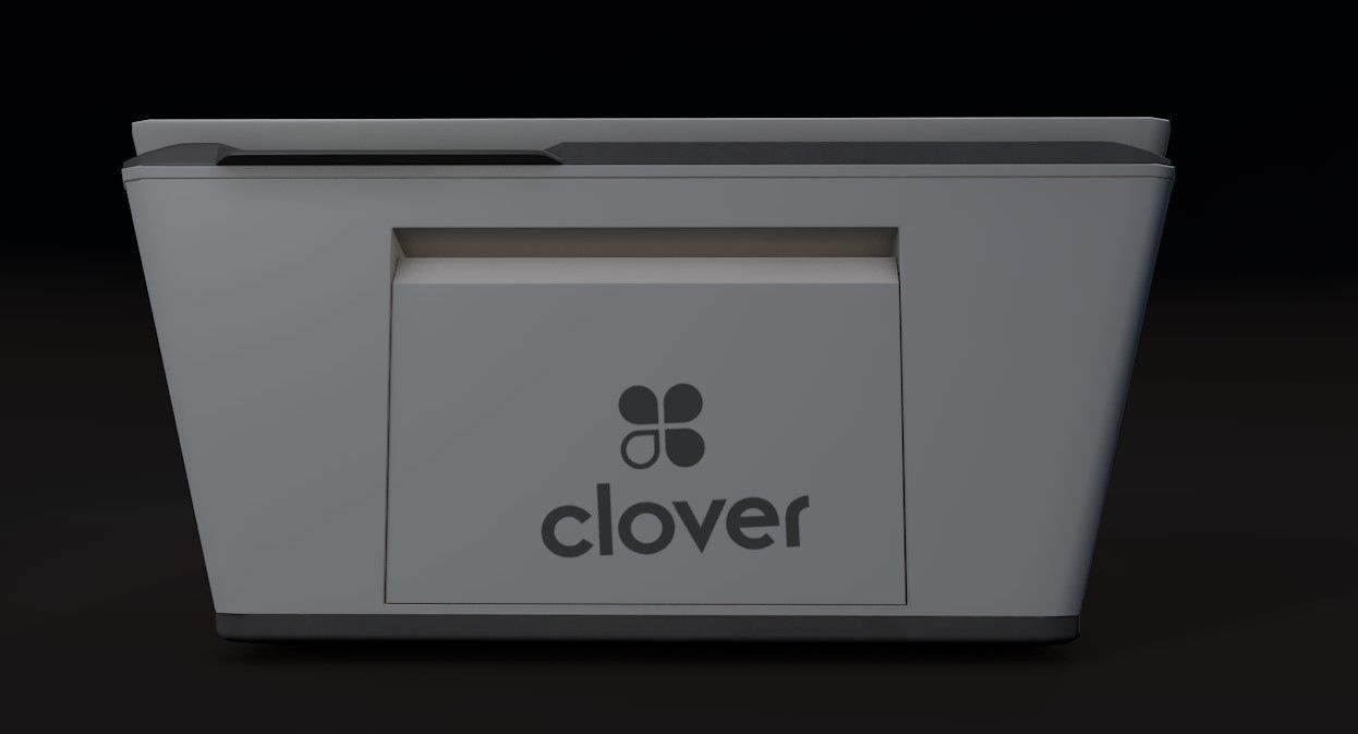 Terminal POS Clover Big 3D model_2