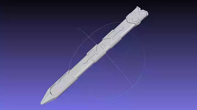 Zelda Master Sword Scabbard 3D print model