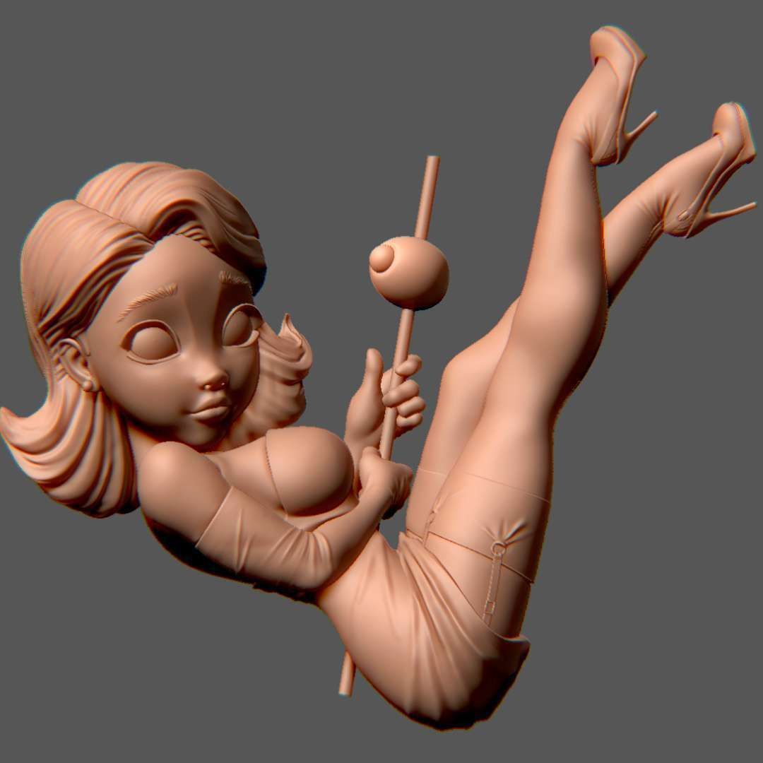 Martini Girl 3D print model_1