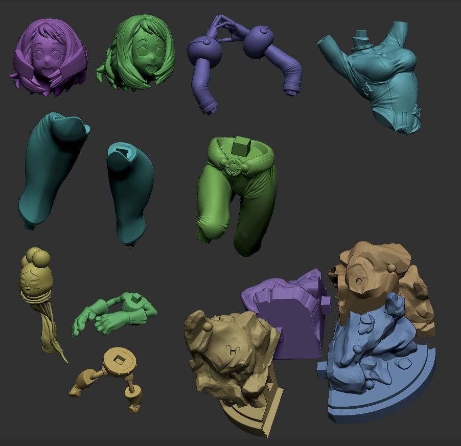 Bundle My Hero Academia 3D print model_10