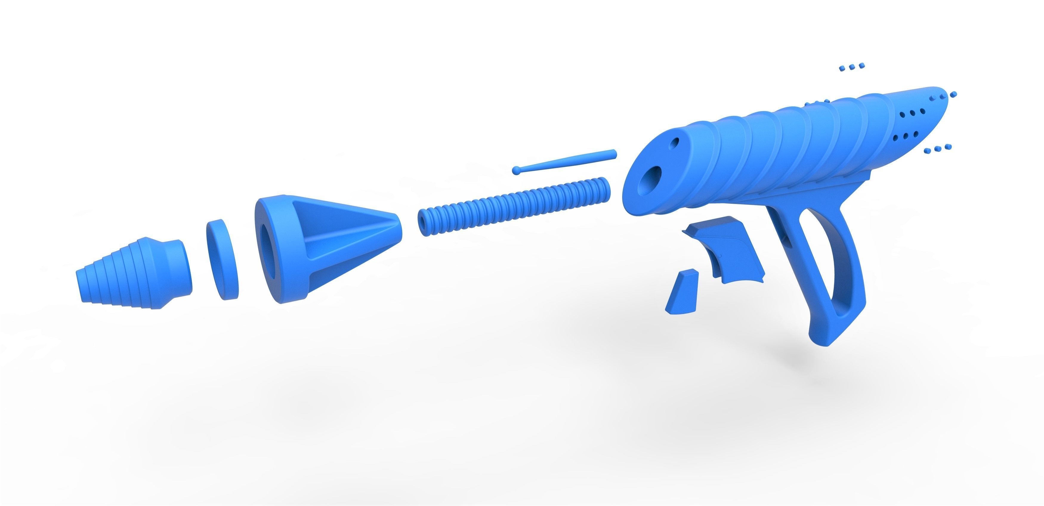 Laser pistol from Lost in Space TV series 1965 3D print model_21