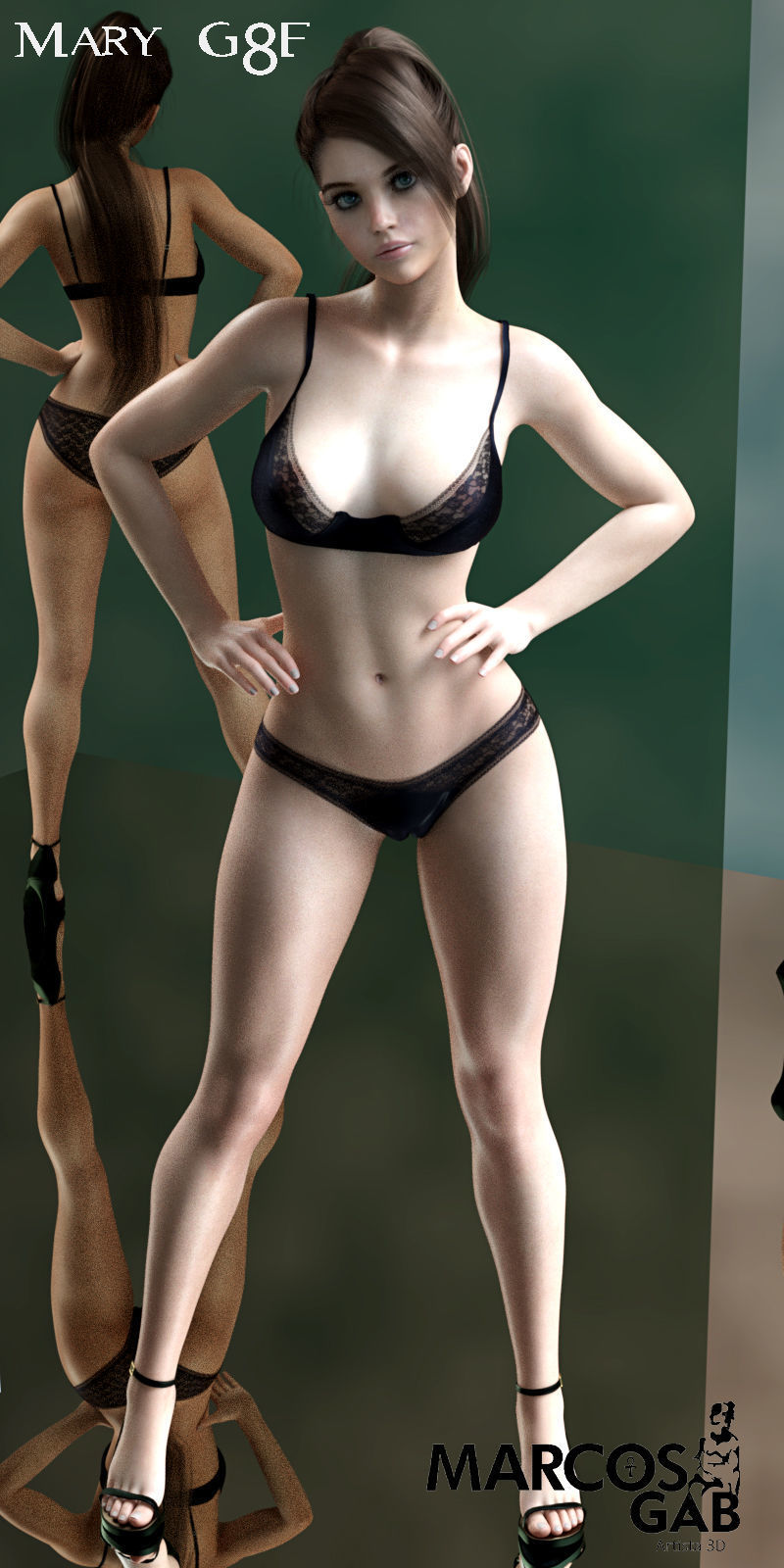 Mary for Genesis 8 Female 3D model_17