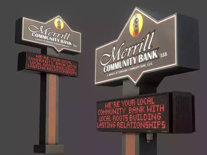 Bank Sign