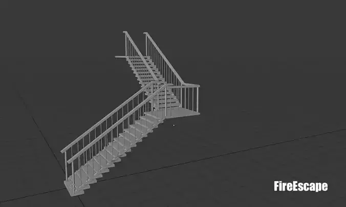 FireEscape Metal Stairway Buildings 