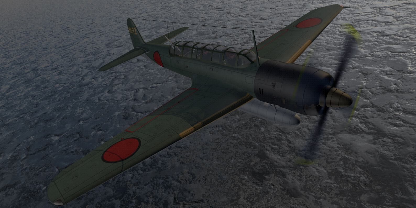 Nakajima C6N1 Saiun - aka Myrt 3D model_8