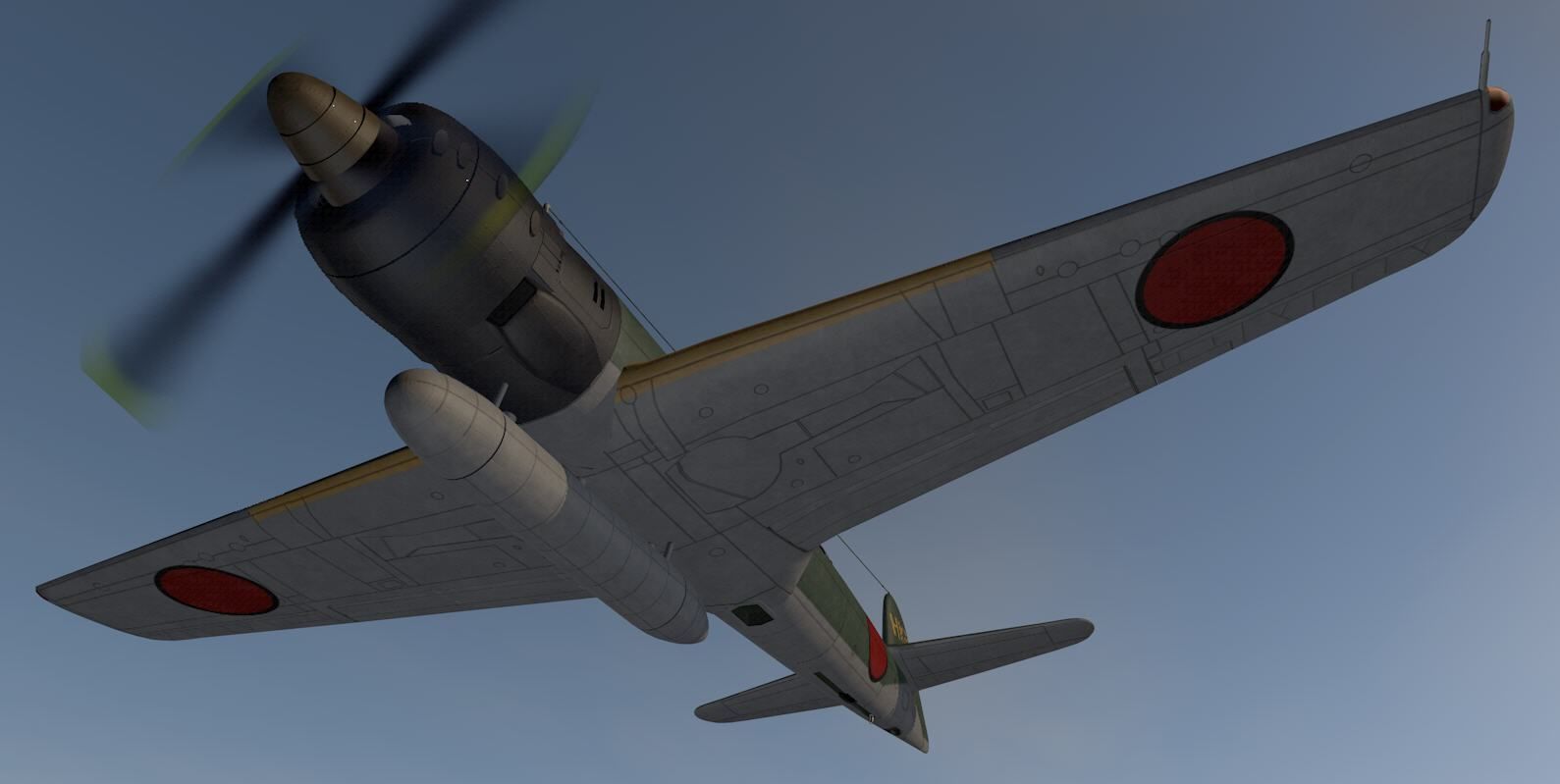 Nakajima C6N1 Saiun - aka Myrt 3D model_11