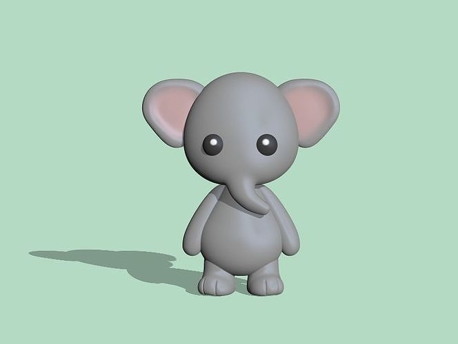 Elephant Toy 3D print model