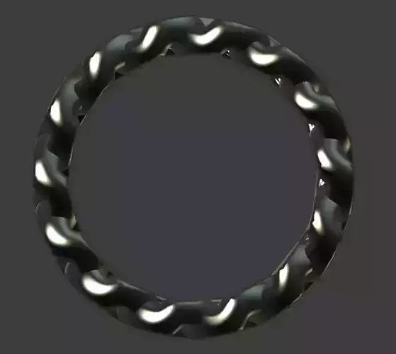 25 grams of 22K Cuban link ring