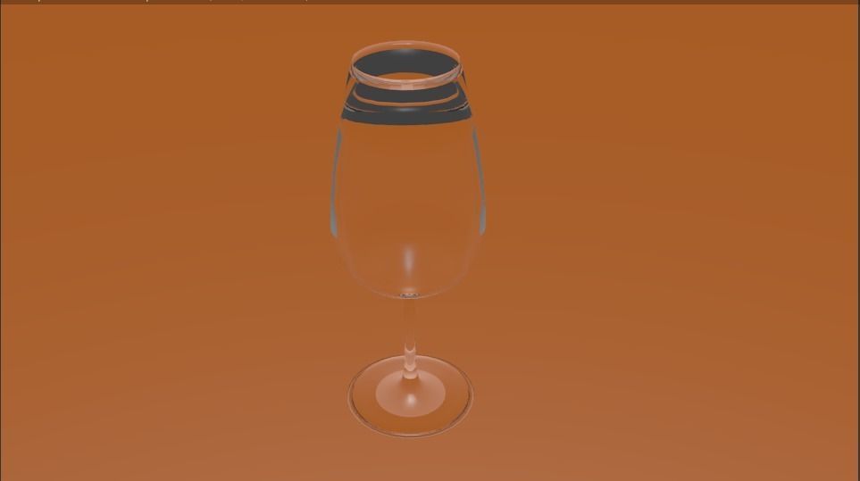 Glass object 3D Model 3D model_1