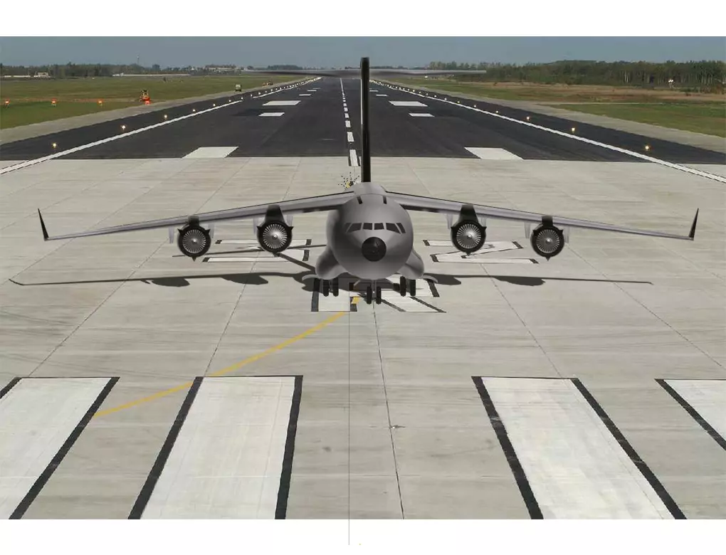 c-17 globemaster III Low-poly 3D model_0