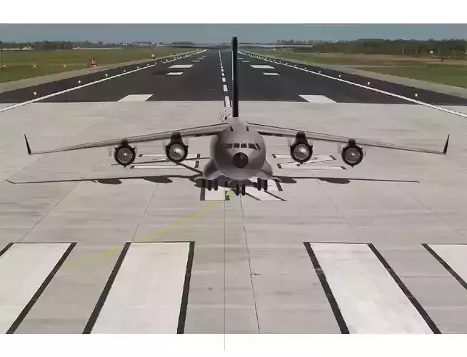 c-17 globemaster III Low-poly 3D model