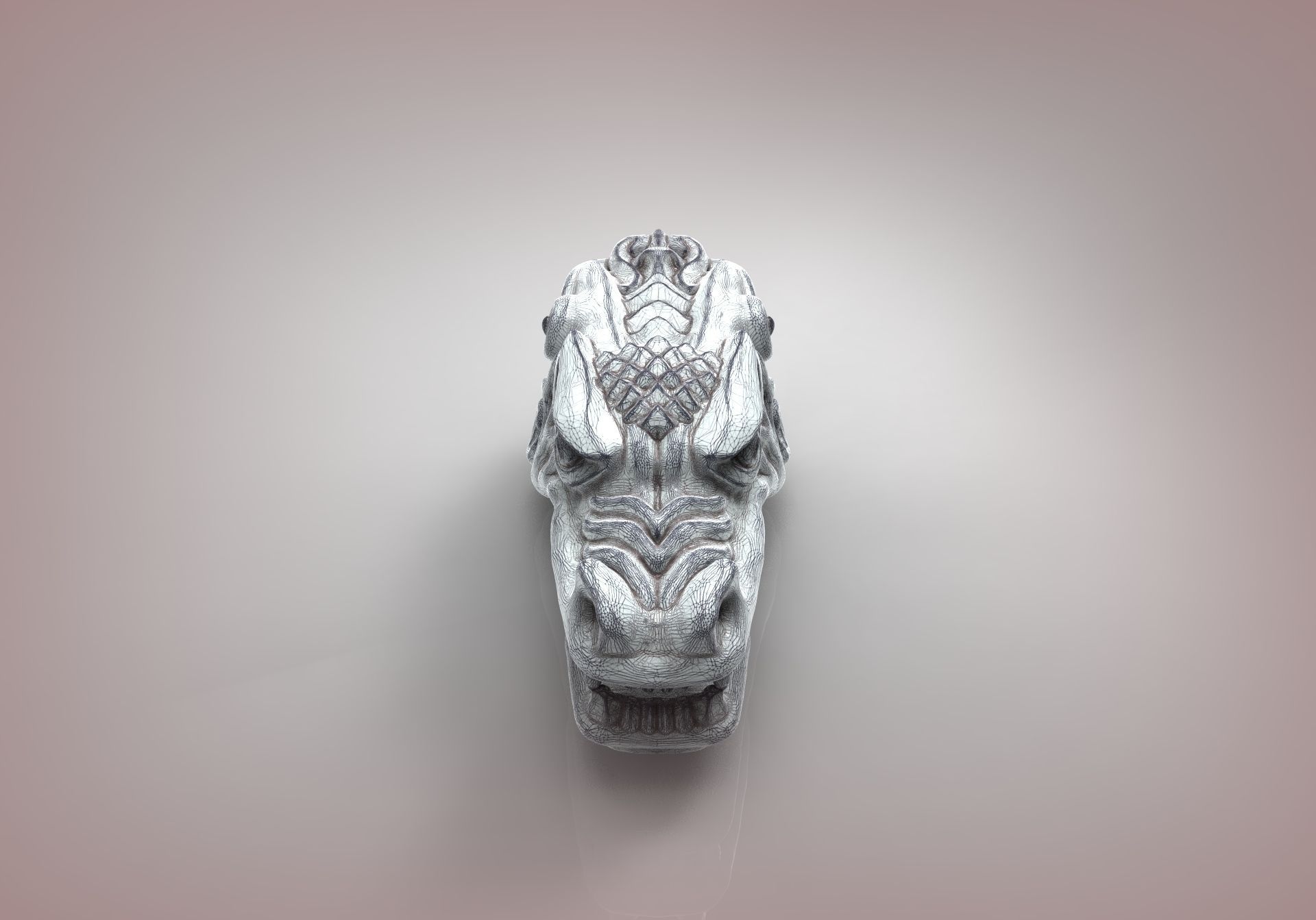 dragon  3D print model 3D print model_3