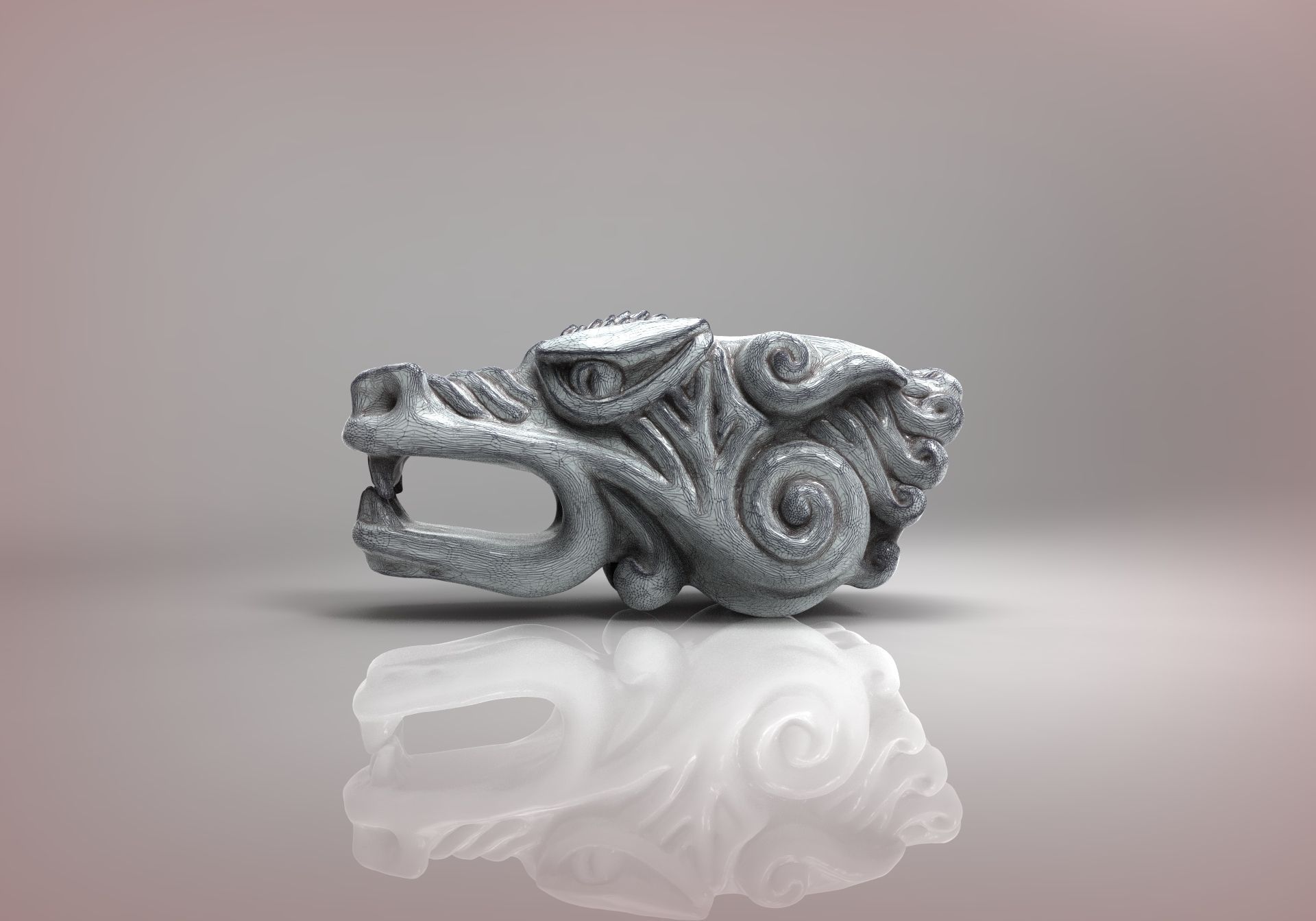 dragon  3D print model 3D print model_2