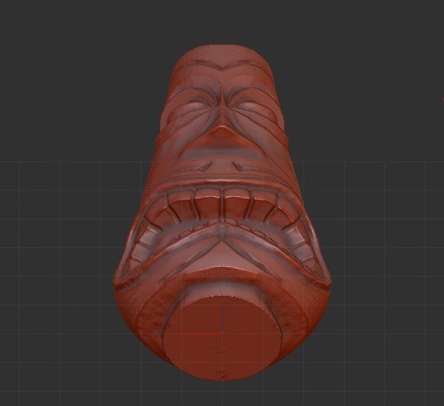 Finding Nemo Tiki God 1  - 3D model - Printable 3D print model_5
