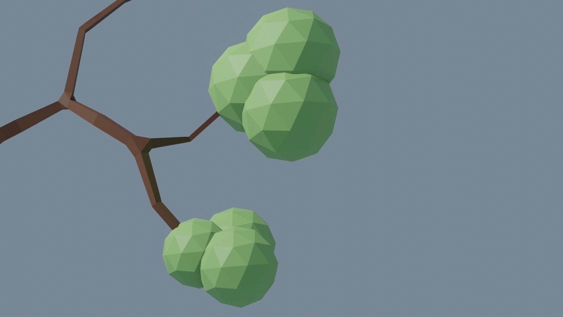 Low Poly Tree 1 3D model_6