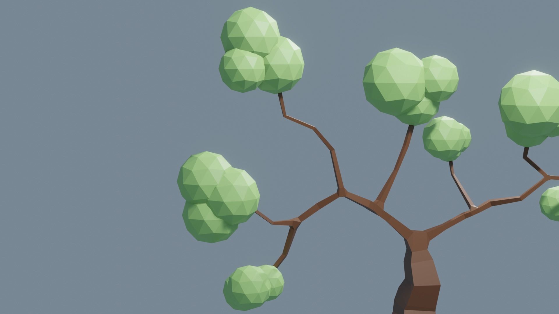Low Poly Tree 1 3D model_14