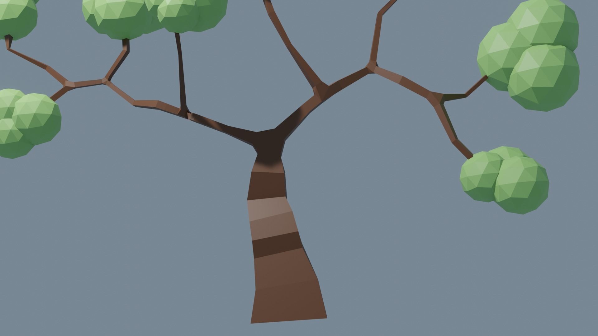 Low Poly Tree 1 3D model_8