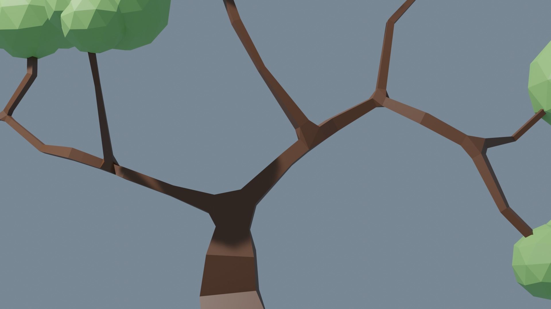 Low Poly Tree 1 3D model_7