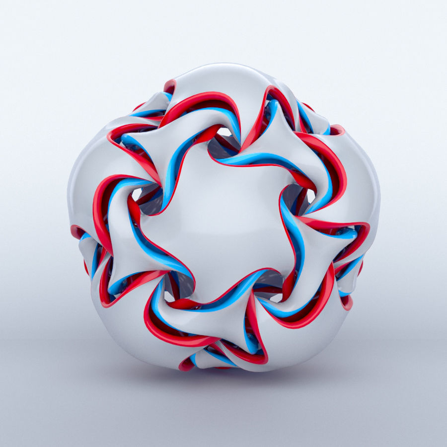abstract object 3D model modern CGTrader