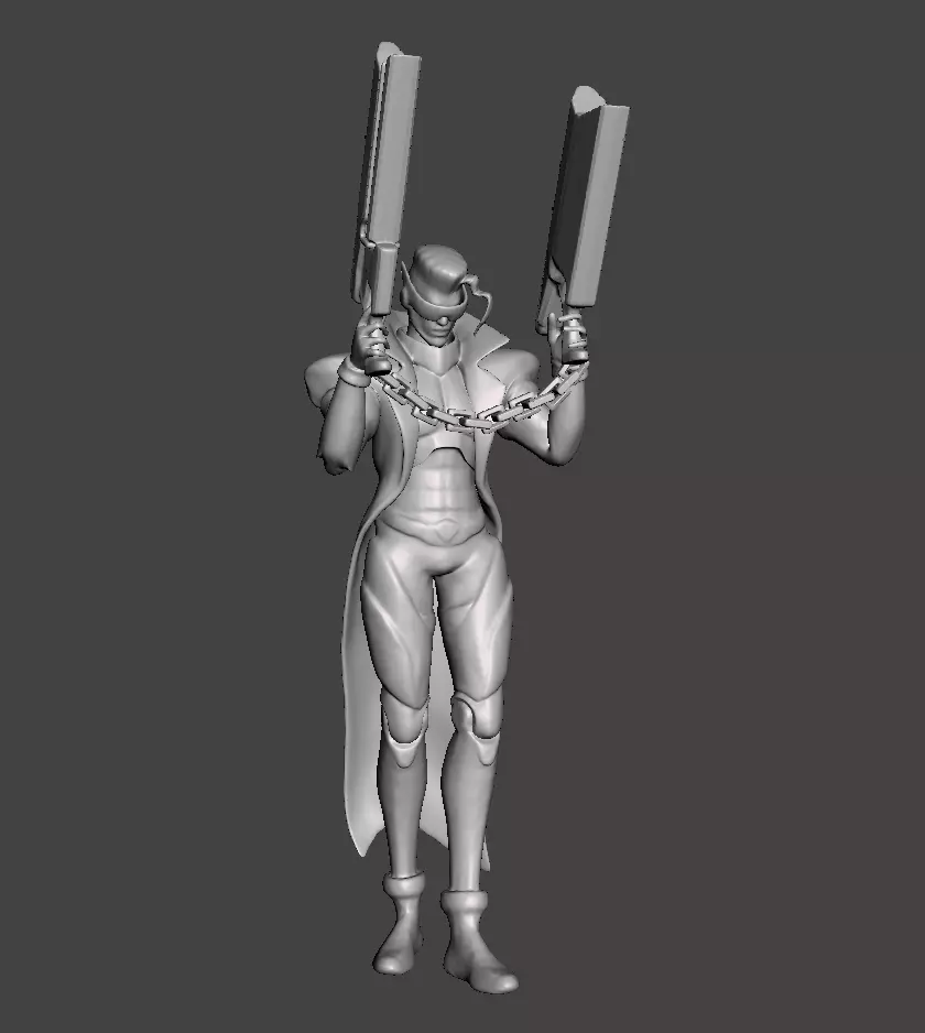 Demacia Vice Lucian 3D Model 3D print model_0