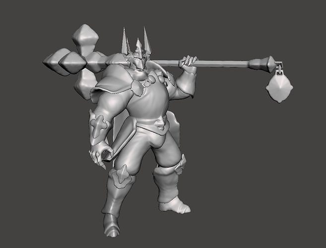 King of Clubs Moderkaiser 3D Model 3D print model