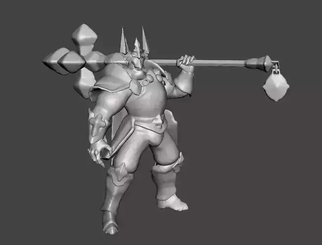 King of Clubs Moderkaiser 3D Model 3D print model
