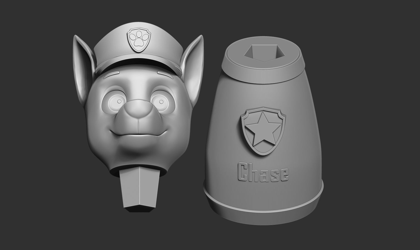 Chase - Paw Patrol 3D print model_2