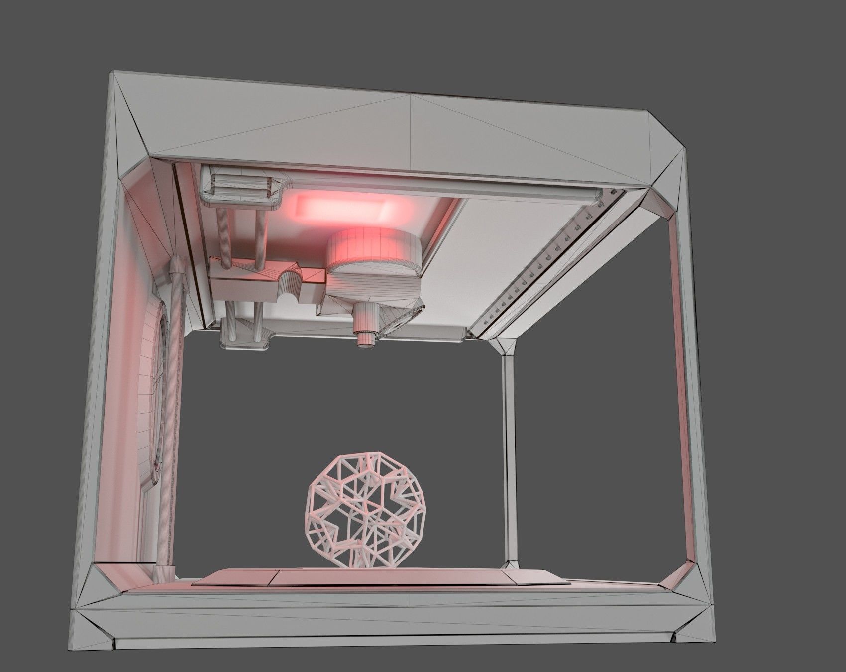 3d printer Low-poly 3D model_7