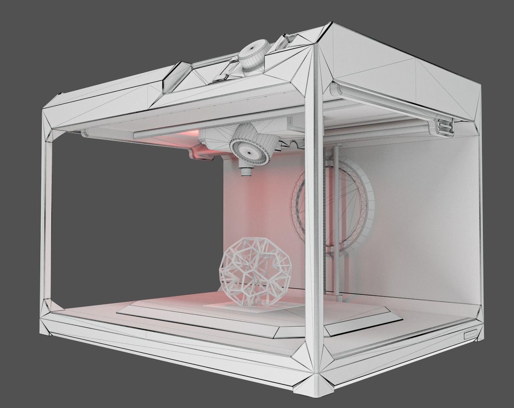 3d printer Low-poly 3D model_8