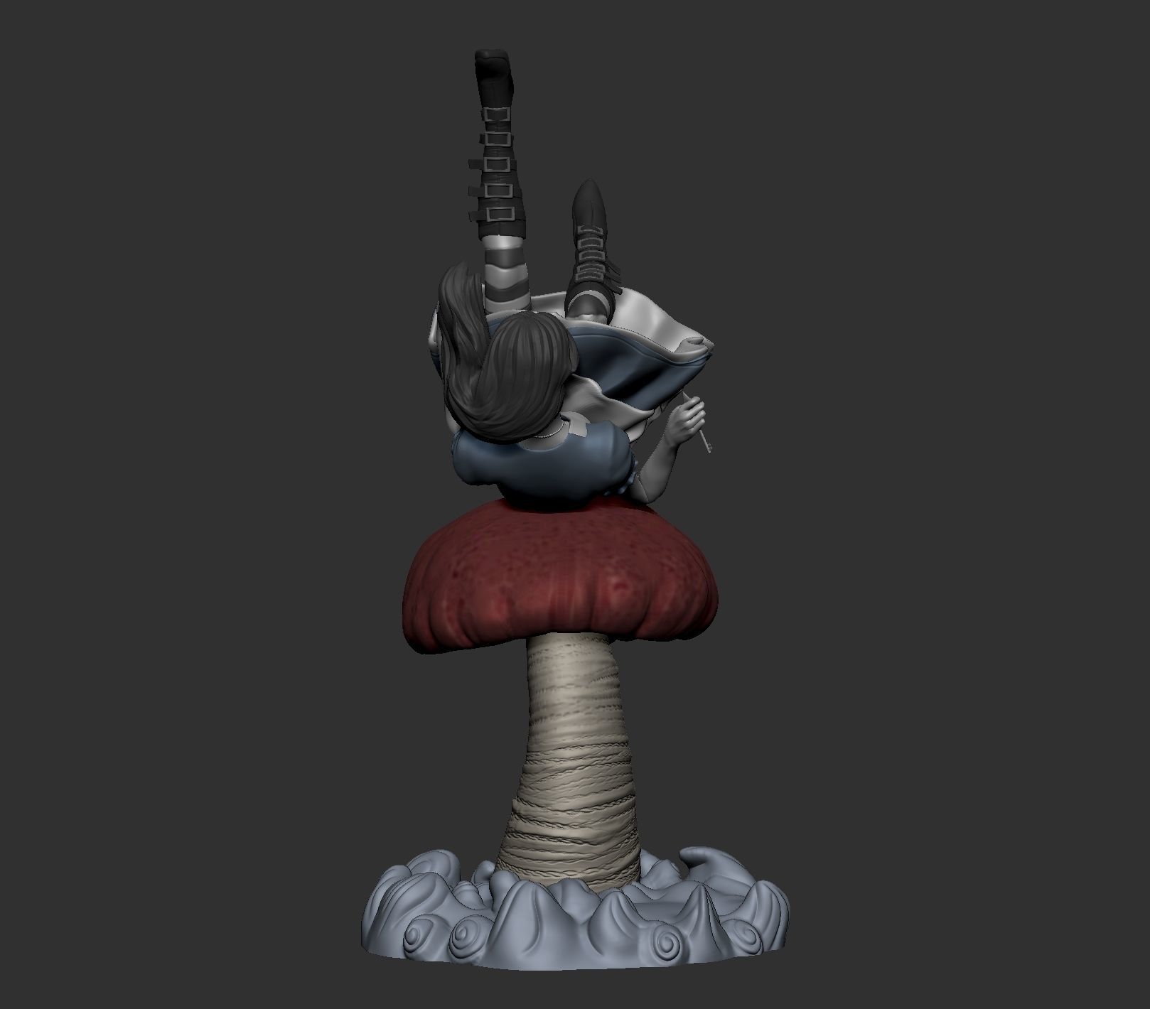 Alice Falling 3D print model_12