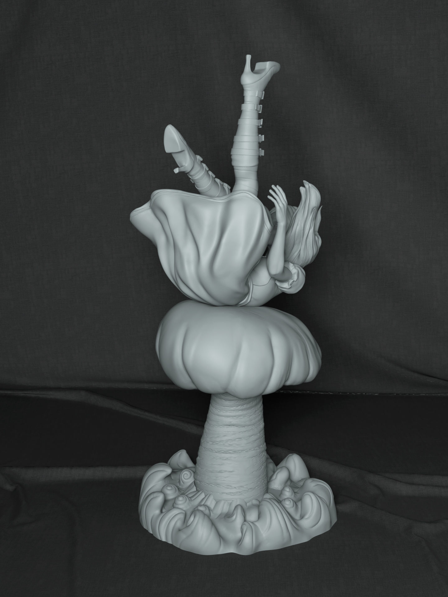Alice Falling 3D print model_5