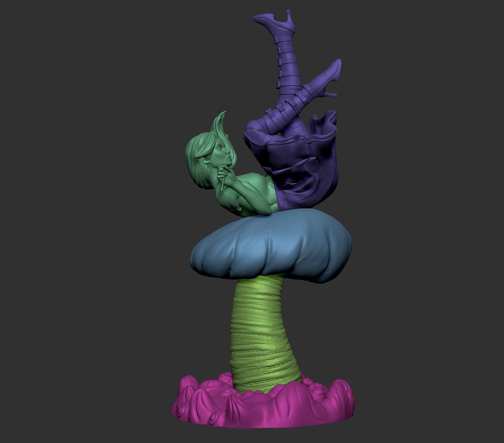 Alice Falling 3D print model_13