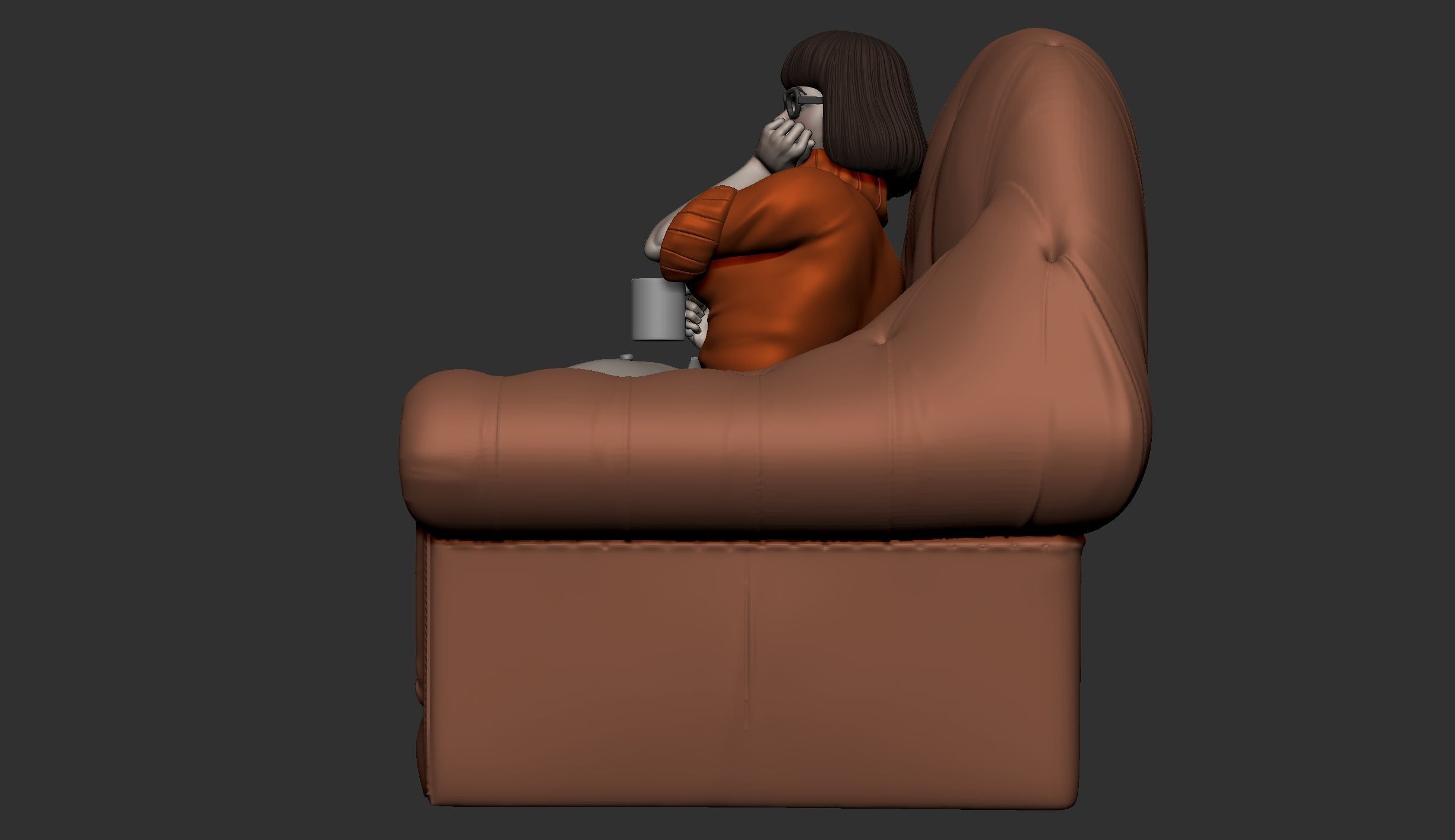 Velma Sofa 3D print model_6