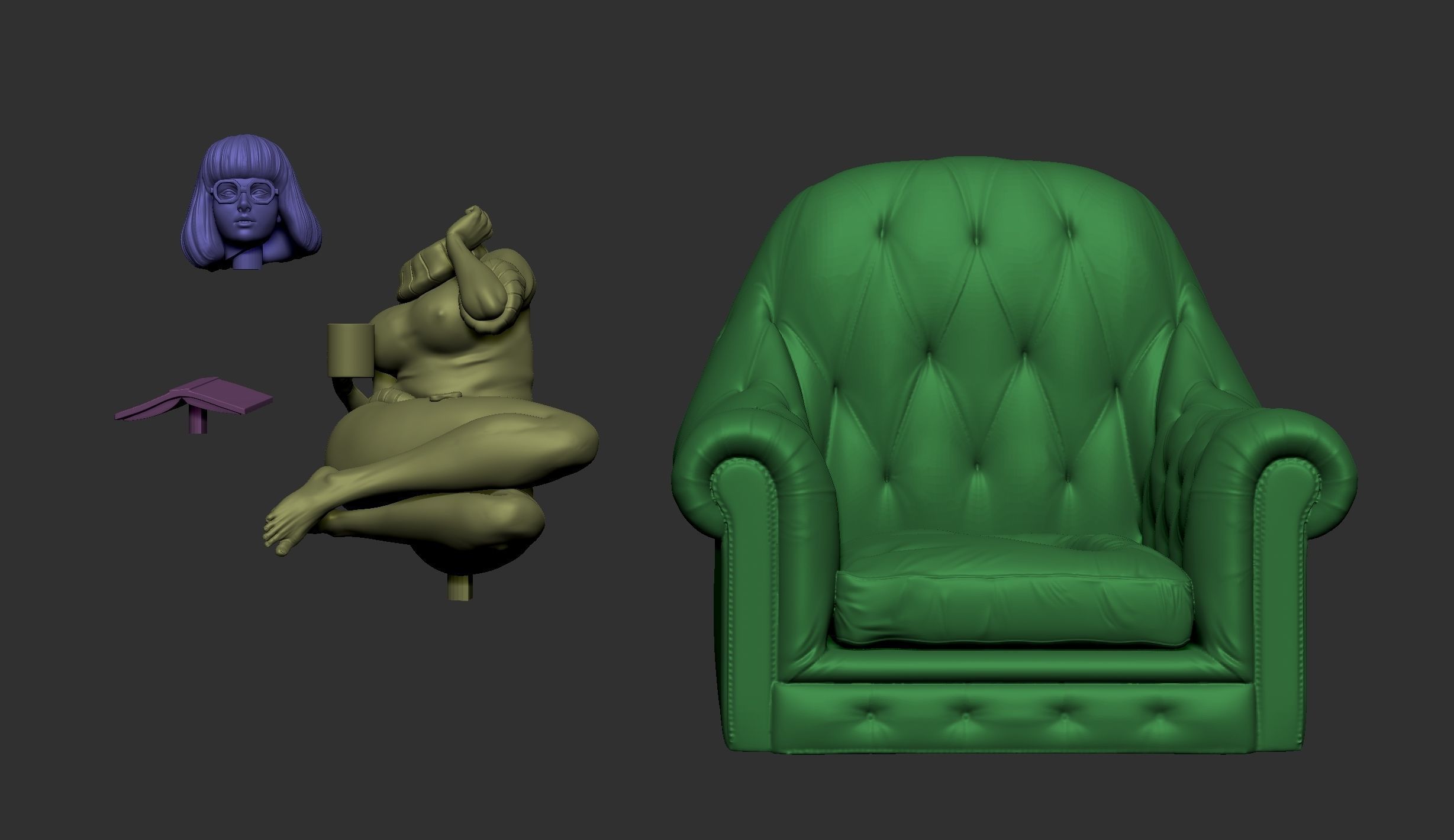 Velma Sofa 3D print model_15