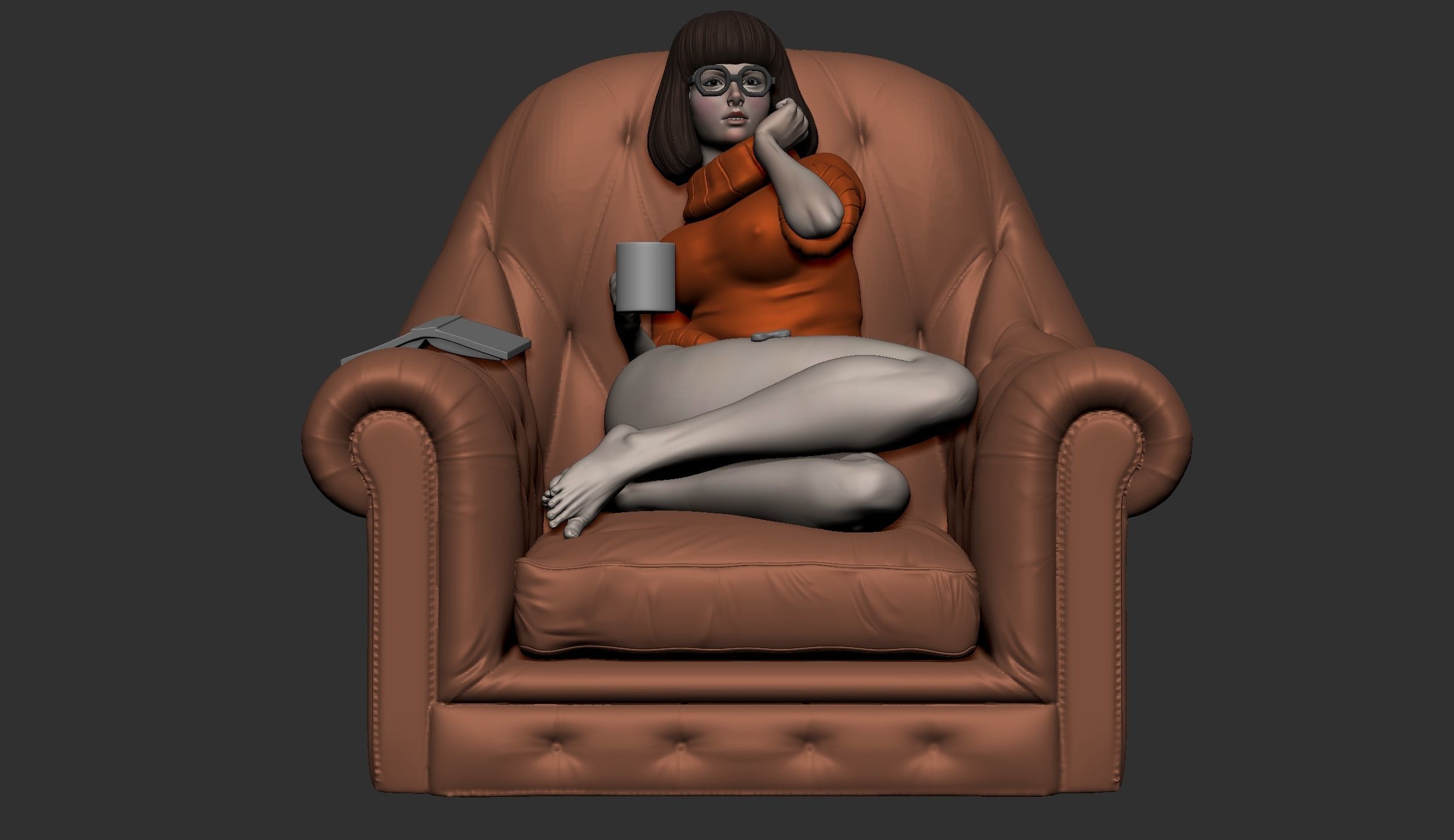 Velma Sofa 3D print model_1