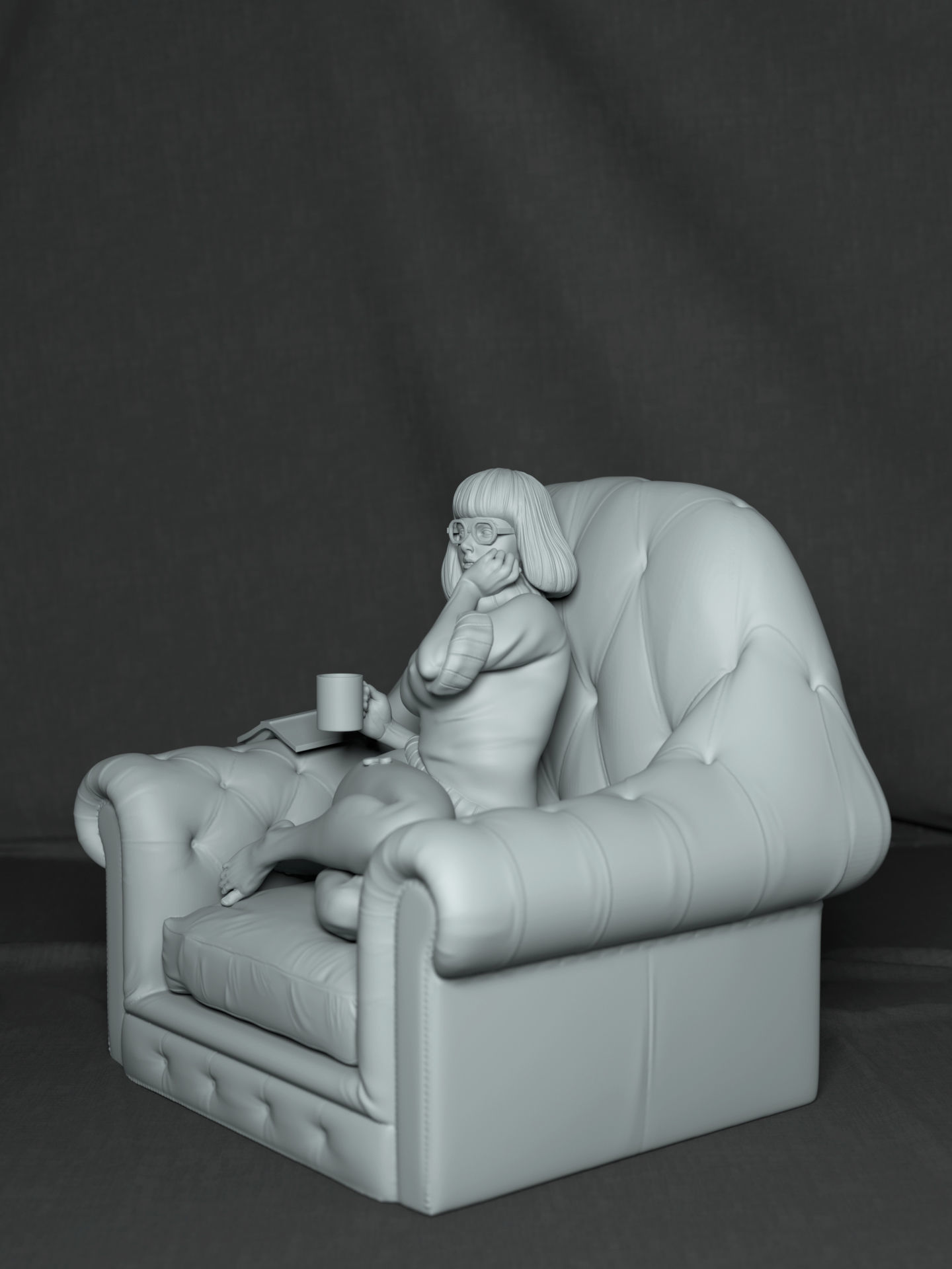 Velma Sofa 3D print model_3