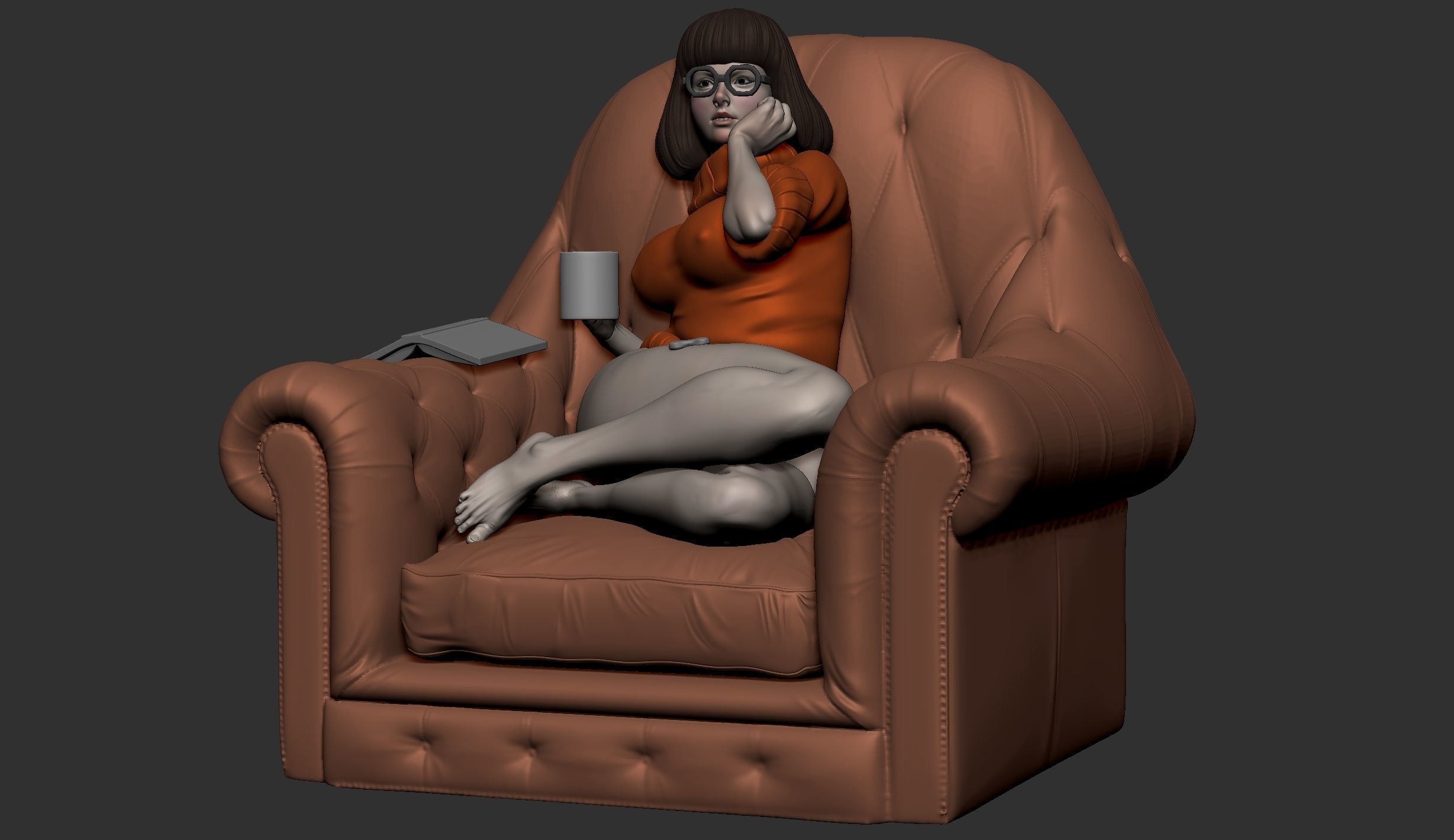 Velma Sofa 3D print model_2