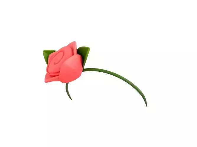 Prop006 Flower Headband 3D model