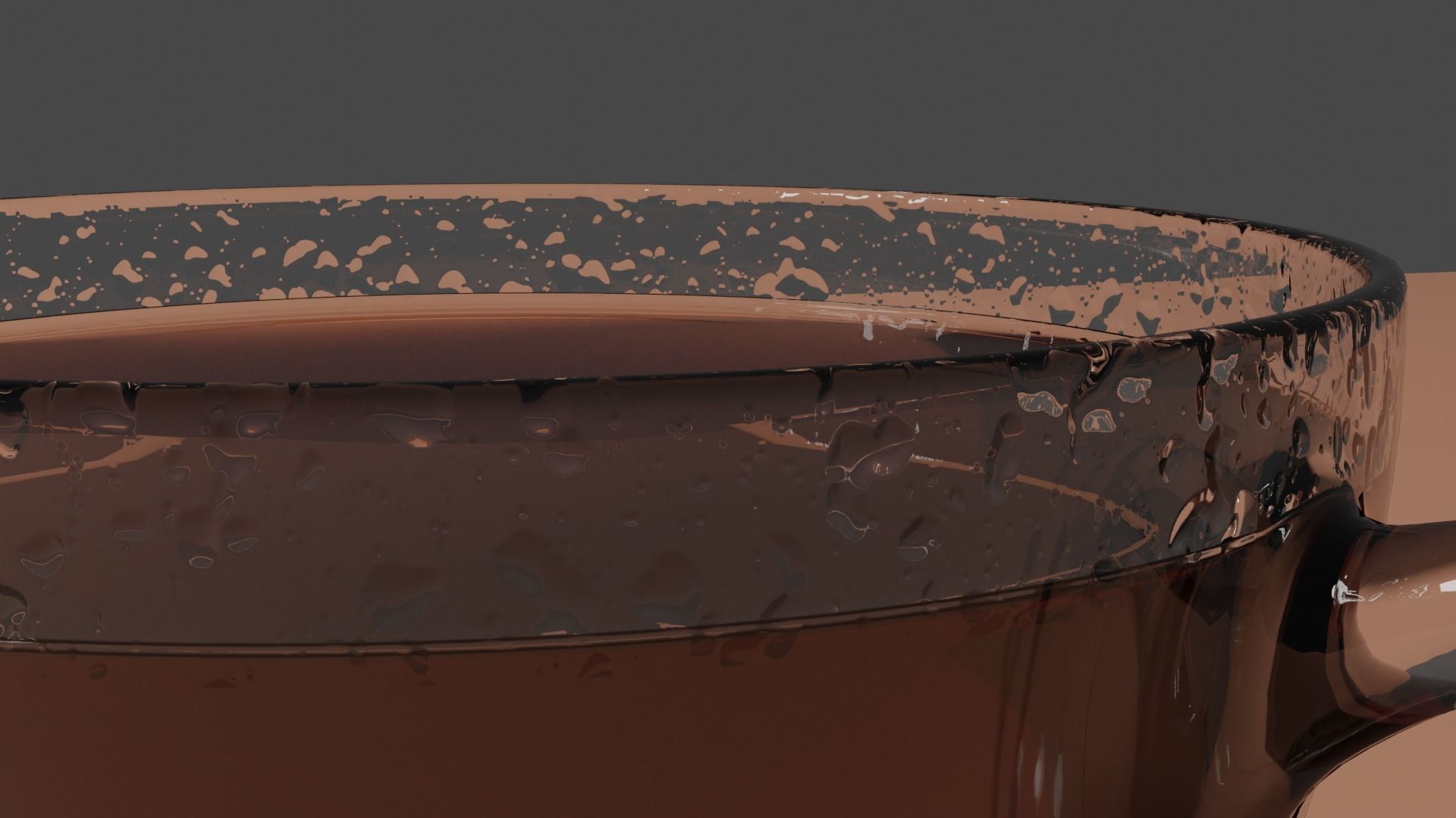 Cup of Tea Low-poly 3D model_1