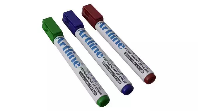 PBR 3D ArtLine Permaneant Marker Pen