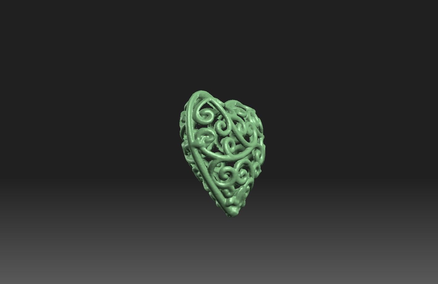 Valentin Heart 3D print model_3