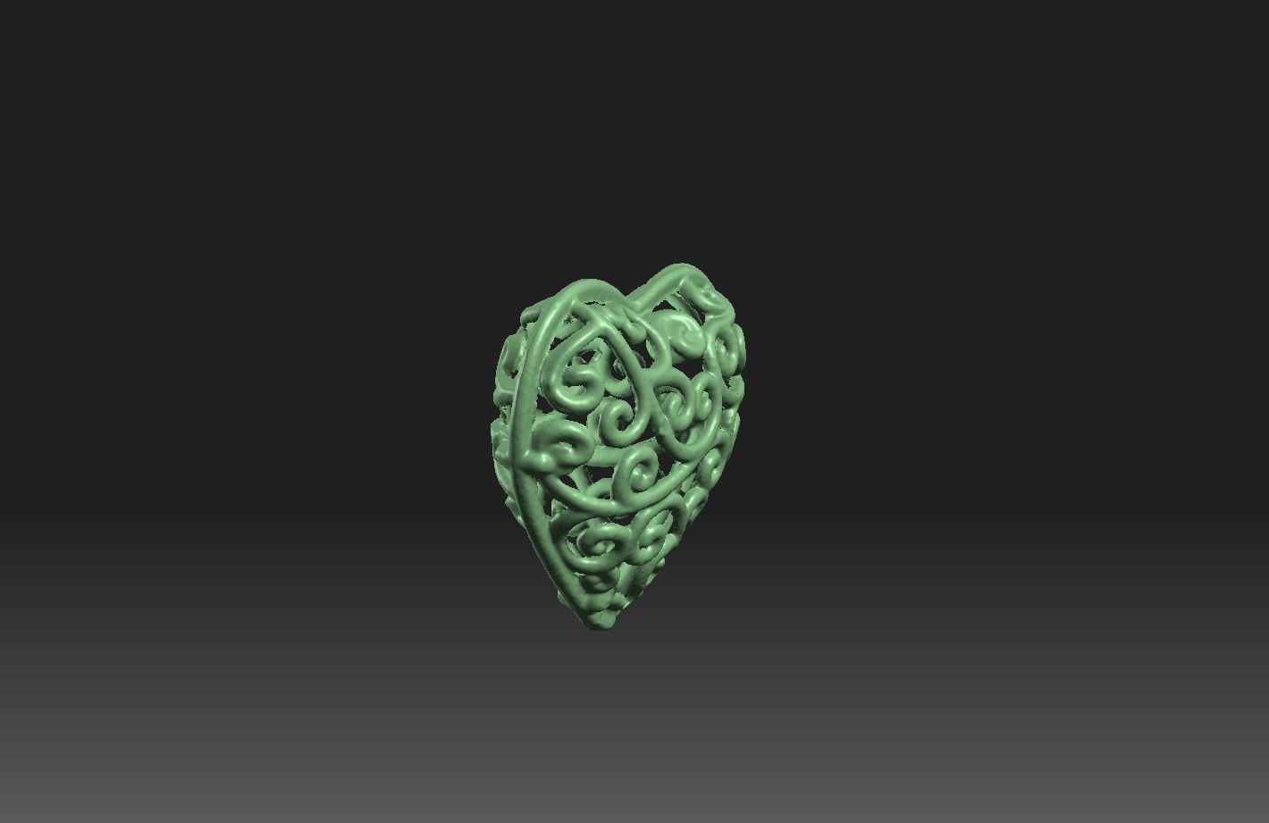 Valentin Heart 3D print model_1
