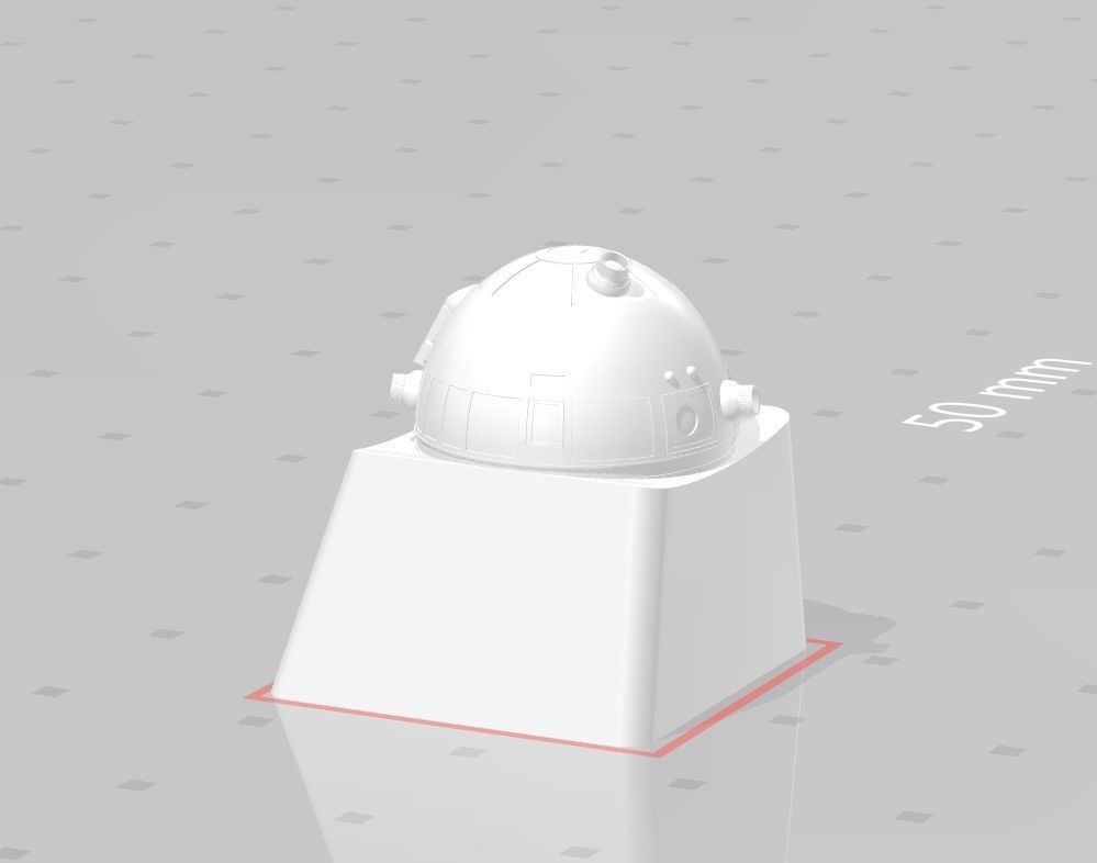 3D PRINT KEYCAP StarWar r4 3D print model_7