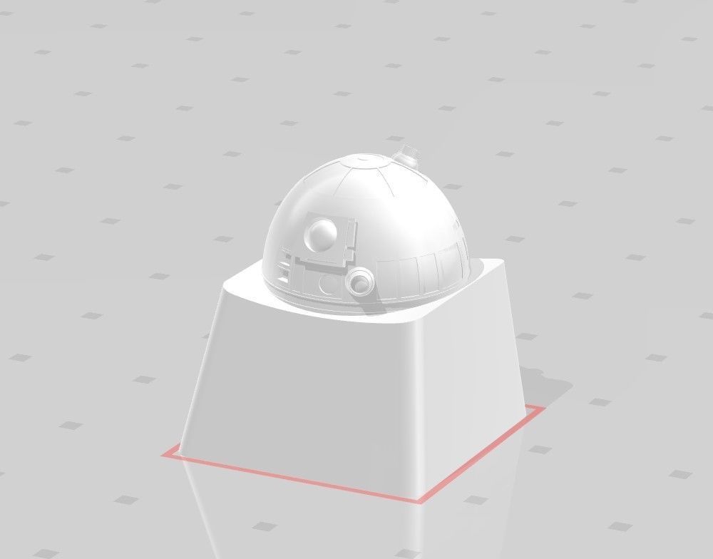 3D PRINT KEYCAP StarWar r4 3D print model_4