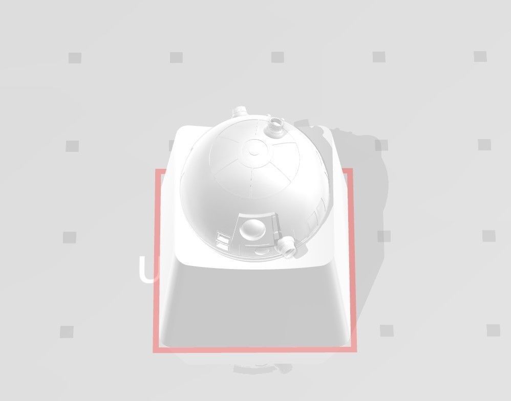 3D PRINT KEYCAP StarWar r4 3D print model_10