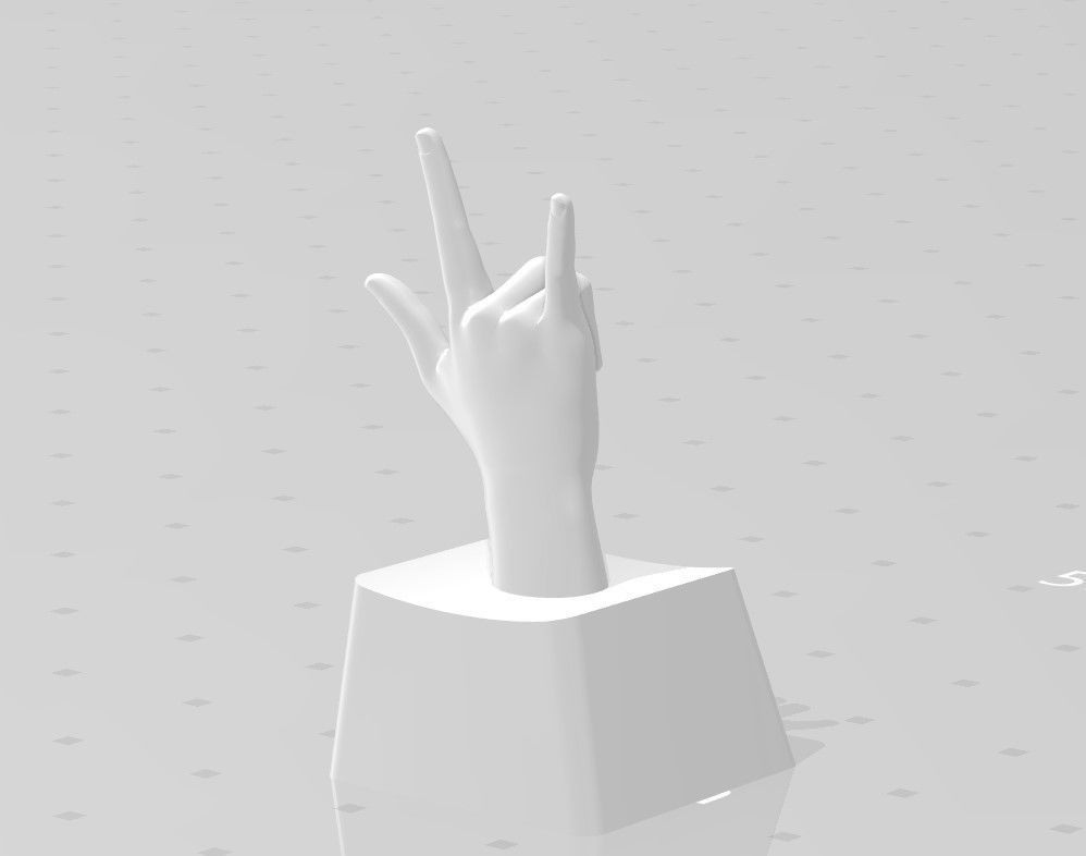 3D PRINT KEYCAP HAND 4 3D print model_9