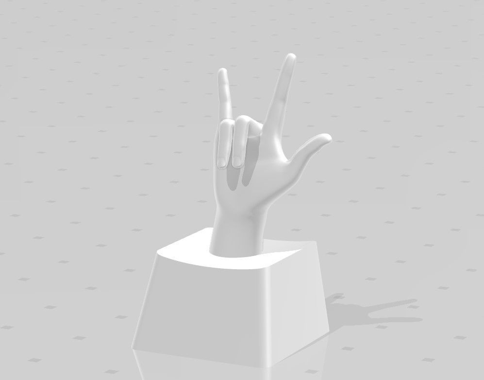 3D PRINT KEYCAP HAND 4 3D print model_4