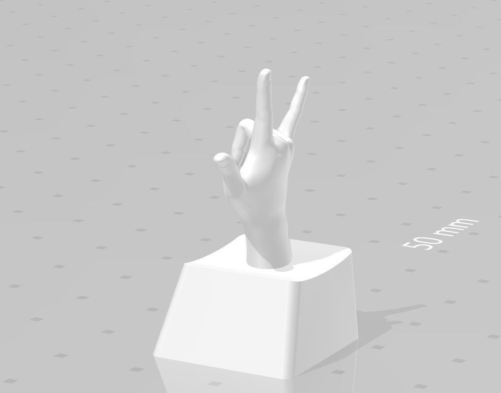 3D PRINT KEYCAP HAND 4 3D print model_6