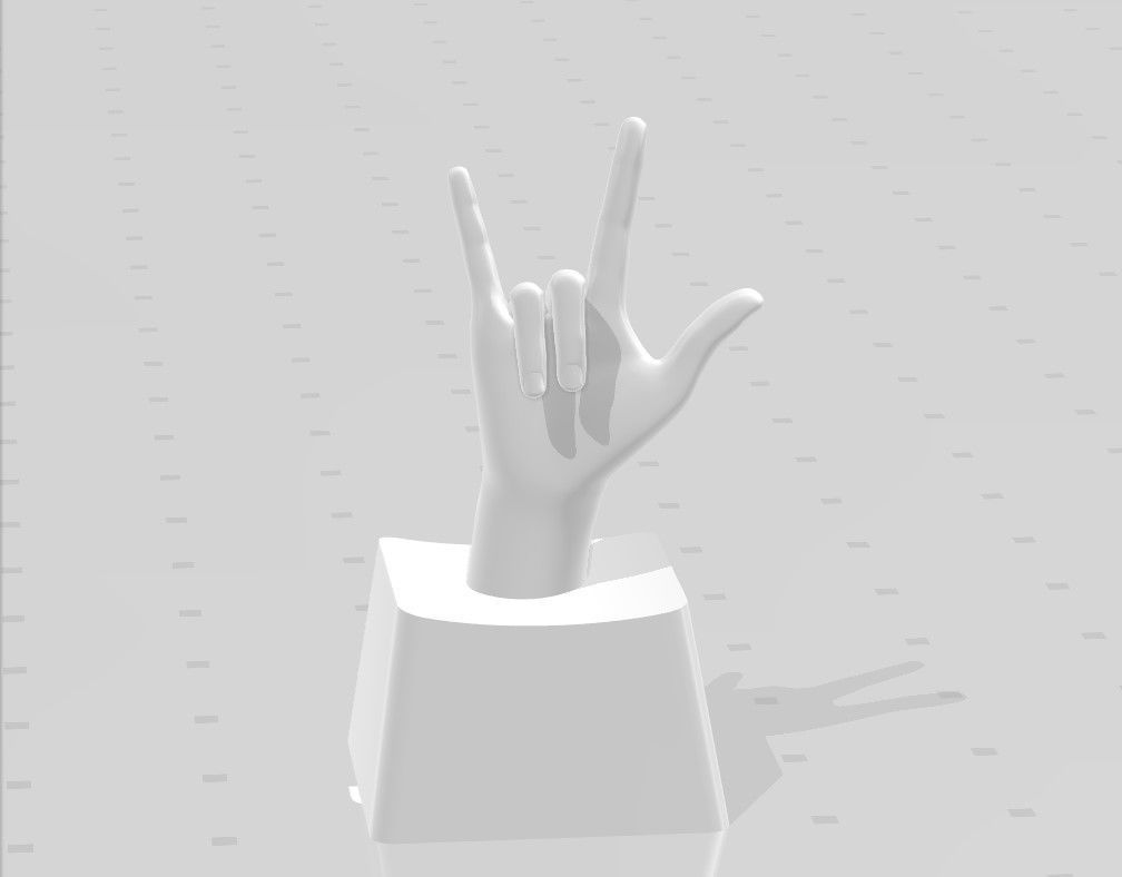 3D PRINT KEYCAP HAND 4 3D print model_3