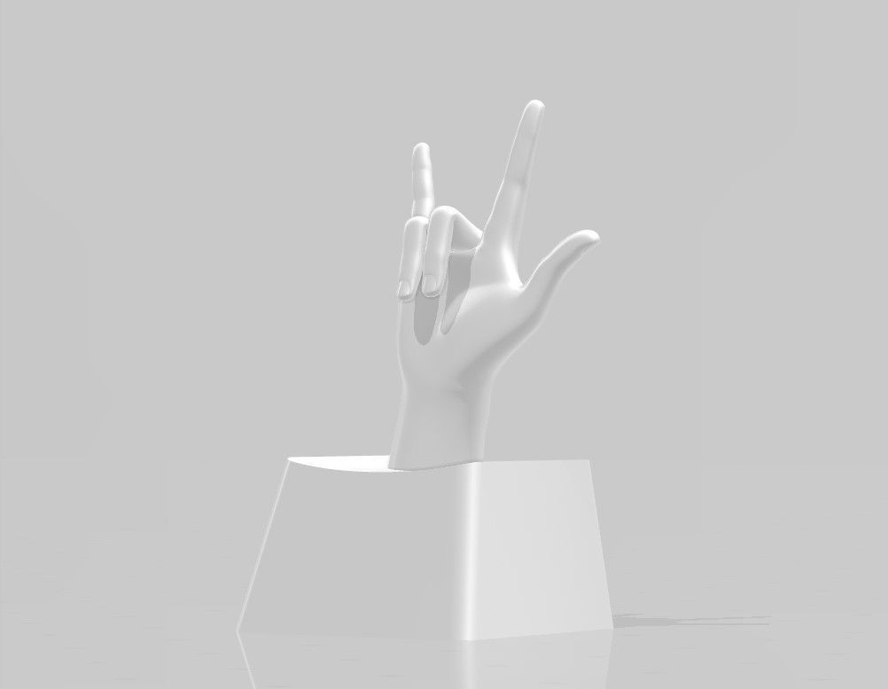 3D PRINT KEYCAP HAND 4 3D print model_1